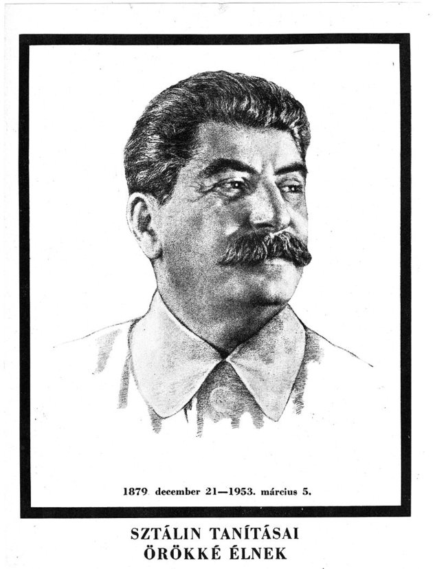 Sztálin-gyászlap, 1953 (Wikipedia / Derzsi Elekes Andor / CC BY-SA 3.0)